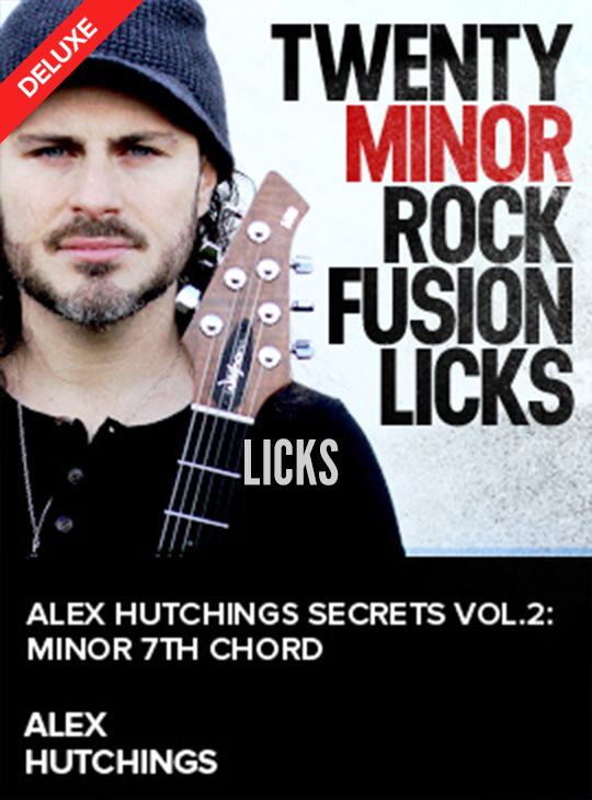 Package - 20 Minor Rock-Fusion Licks Deluxe thumbnail