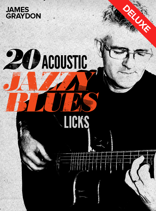Package - 20 Acoustic Jazzy Blues Licks Deluxe thumbnail