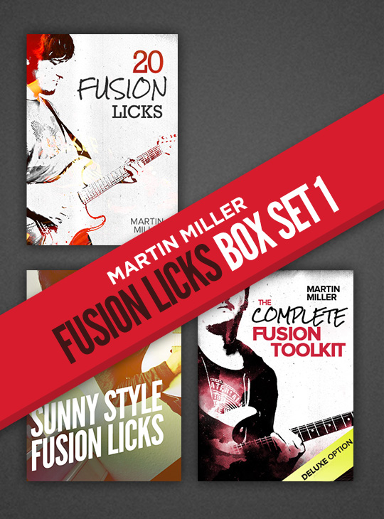 Package - Martin Miller Fusion Licks Box Set 1 thumbnail