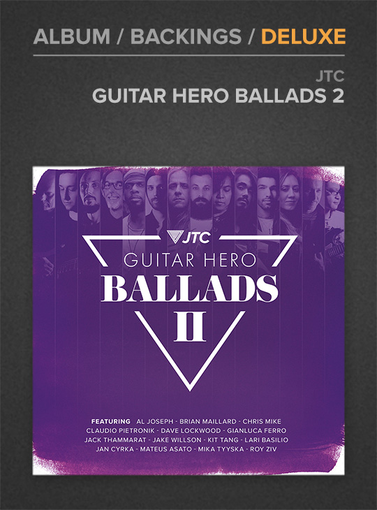 Package - JTC Guitar Hero Ballads 2 Backing thumbnail